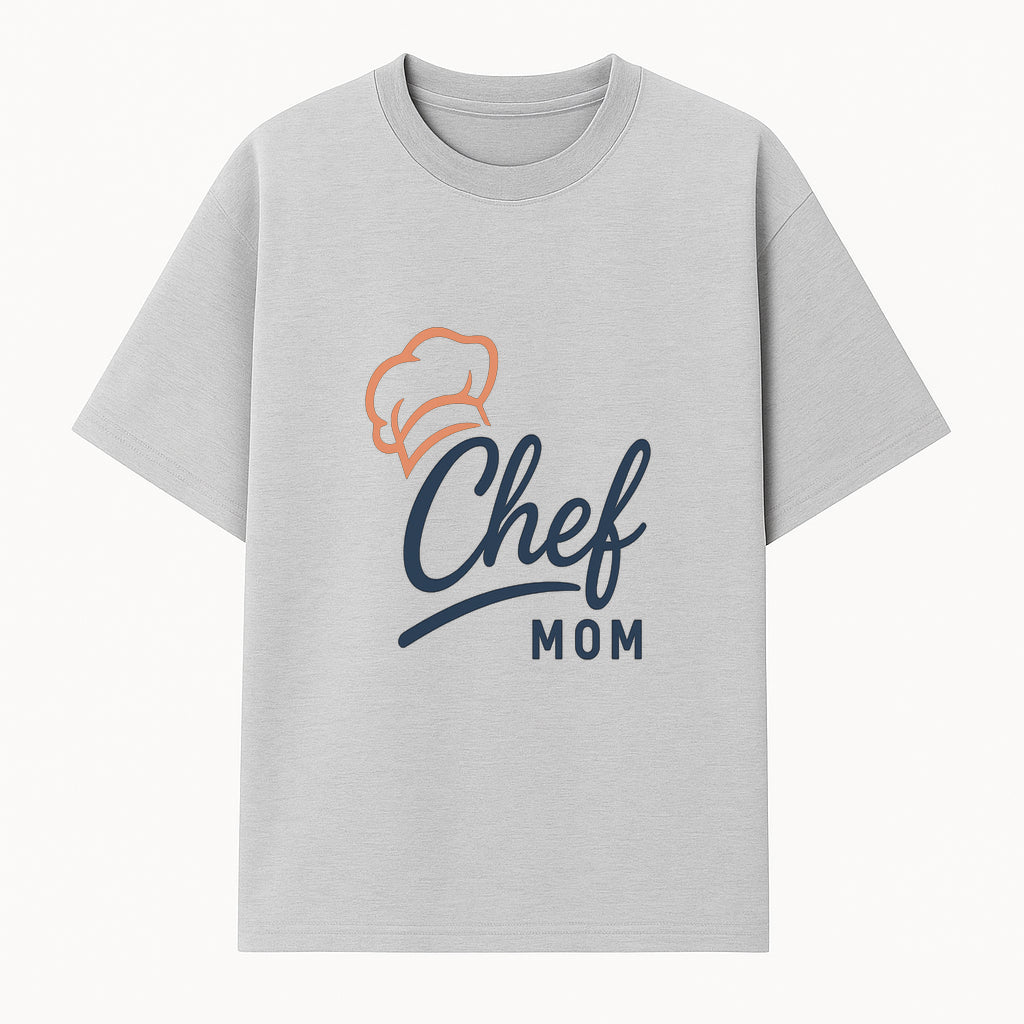 Chef Mom Chef Hat Design T-Shirt | Gift for Cooking Moms | Fun Culinary Apparel for Mothers | Mother's Day Gift Idea - T-shirt 1758181721117.jpg