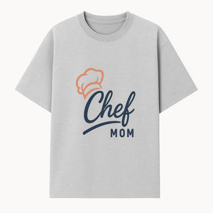 Chef Mom Chef Hat Design T-Shirt | Gift for Cooking Moms | Fun Culinary Apparel for Mothers | Mother's Day Gift Idea - T-shirt 1758181721117.jpg
