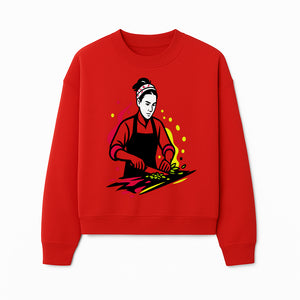 Chef Cutting Vegetables Graphic Tee | Cooking Apparel | Foodie Gift | Restaurant Uniform | Chef Artwork | Culinary T-Shirt - Sweatshirt 1758181721262.jpg