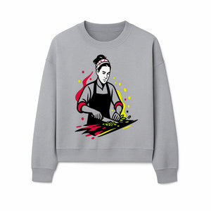 Chef Cutting Vegetables Graphic Tee | Cooking Apparel | Foodie Gift | Restaurant Uniform | Chef Artwork | Culinary T-Shirt - Sweatshirt 1758181721403.jpg