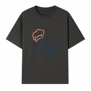 Chef Mom Chef Hat Design T-Shirt | Gift for Cooking Moms | Fun Culinary Apparel for Mothers | Mother's Day Gift Idea - T-shirt 1758181721438.jpg