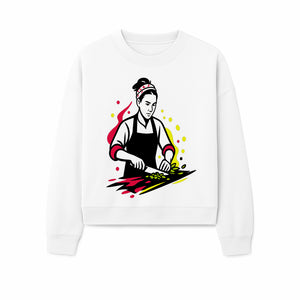 Chef Cutting Vegetables Graphic Tee | Cooking Apparel | Foodie Gift | Restaurant Uniform | Chef Artwork | Culinary T-Shirt - Sweatshirt 1758181721549.jpg
