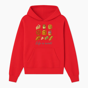 Life is Sweet Kitchen Decor Art Print - Whimsical Food Illustration with Desserts, Treats, and Snacks - Hoodie 1758181721597.jpg