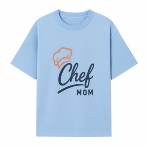 Chef Mom Chef Hat Design T-Shirt | Gift for Cooking Moms | Fun Culinary Apparel for Mothers | Mother's Day Gift Idea - T-shirt 1758181721828.jpg
