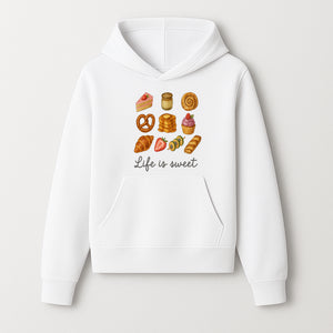 Life is Sweet Kitchen Decor Art Print - Whimsical Food Illustration with Desserts, Treats, and Snacks - Hoodie 1758181721845.jpg