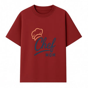 Chef Mom Chef Hat Design T-Shirt | Gift for Cooking Moms | Fun Culinary Apparel for Mothers | Mother's Day Gift Idea - T-shirt 1758181722221.jpg