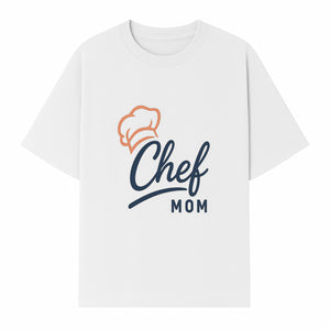 Chef Mom Chef Hat Design T-Shirt | Gift for Cooking Moms | Fun Culinary Apparel for Mothers | Mother's Day Gift Idea - T-shirt 1758181722768.jpg