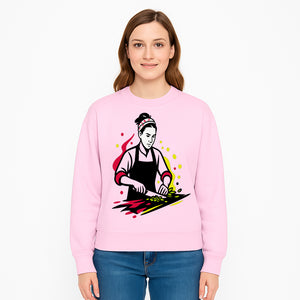 Chef Cutting Vegetables Graphic Tee | Cooking Apparel | Foodie Gift | Restaurant Uniform | Chef Artwork | Culinary T-Shirt - Sweatshirt 1758181722807.jpg