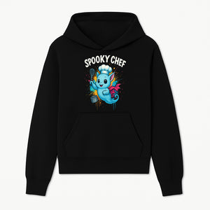 Spooky Chef Ghost Graphic Tee - Fun Halloween T-Shirt with Colorful Cartoon Design for Kids and Adults - Hoodie 1758181723212.jpg
