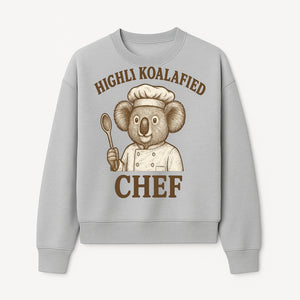Highli Koalafied Chef T-Shirt - Cute Koala Graphic Tee for Animal Lovers, Cooking Enthusiasts, and Unique Gift Ideas - Sweatshirt 1758181723374.jpg