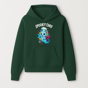 Spooky Chef Ghost Graphic Tee - Fun Halloween T-Shirt with Colorful Cartoon Design for Kids and Adults - Hoodie 1758181723515.jpg