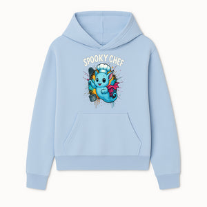 Spooky Chef Ghost Graphic Tee - Fun Halloween T-Shirt with Colorful Cartoon Design for Kids and Adults - Hoodie 1758181723812.jpg