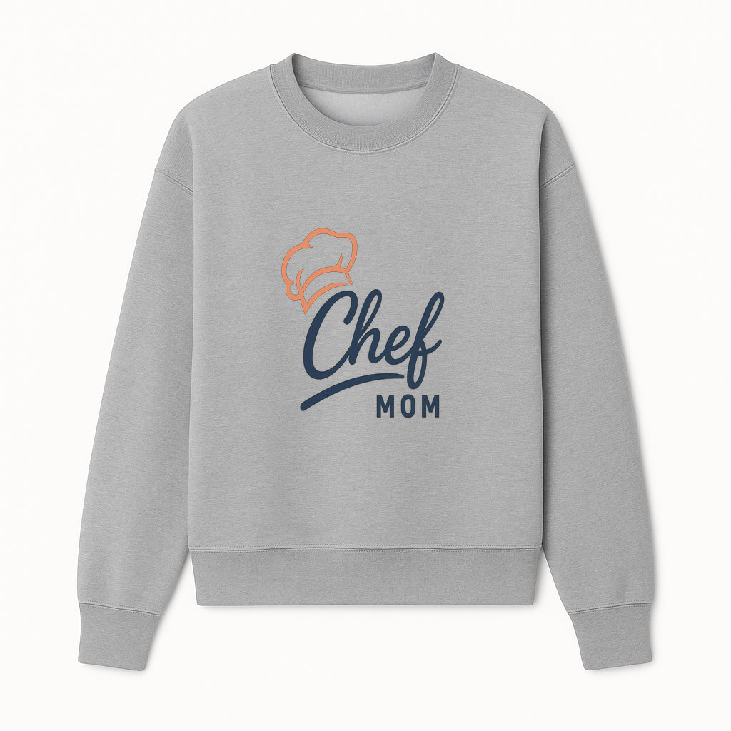 Chef Mom Chef Hat Design T-Shirt | Gift for Cooking Moms | Fun Culinary Apparel for Mothers | Mother's Day Gift Idea - Sweatshirt 1758181724185.jpg
