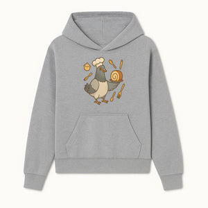 Chef Pigeon Serving Cake Design T-Shirt | Cute Bird Baking Graphic Tee | Fun Cooking Gift for Bird Lovers & Bakers - Hoodie 1758181724288.jpg