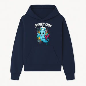 Spooky Chef Ghost Graphic Tee - Fun Halloween T-Shirt with Colorful Cartoon Design for Kids and Adults - Hoodie 1758181724335.jpg