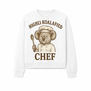 Highli Koalafied Chef T-Shirt - Cute Koala Graphic Tee for Animal Lovers, Cooking Enthusiasts, and Unique Gift Ideas - Sweatshirt 1758181724417.jpg