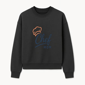 Chef Mom Chef Hat Design T-Shirt | Gift for Cooking Moms | Fun Culinary Apparel for Mothers | Mother's Day Gift Idea - Sweatshirt 1758181724466.jpg