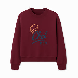 Chef Mom Chef Hat Design T-Shirt | Gift for Cooking Moms | Fun Culinary Apparel for Mothers | Mother's Day Gift Idea - Sweatshirt 1758181725180.jpg