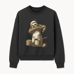 Chef Sloth Cooking Graphic Tee - Cute Animal Kitchen Design Funny Cooking Shirt for Food Lovers and Animal Enthusiasts - Sweatshirt 1758181725895.jpg
