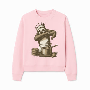 Chef Sloth Cooking Graphic Tee - Cute Animal Kitchen Design Funny Cooking Shirt for Food Lovers and Animal Enthusiasts - Sweatshirt 1758181726484.jpg