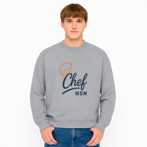 Chef Mom Chef Hat Design T-Shirt | Gift for Cooking Moms | Fun Culinary Apparel for Mothers | Mother's Day Gift Idea - Sweatshirt 1758181726882.jpg