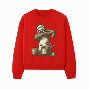Chef Sloth Cooking Graphic Tee - Cute Animal Kitchen Design Funny Cooking Shirt for Food Lovers and Animal Enthusiasts - Sweatshirt 1758181726904.jpg