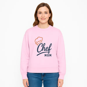 Chef Mom Chef Hat Design T-Shirt | Gift for Cooking Moms | Fun Culinary Apparel for Mothers | Mother's Day Gift Idea - Sweatshirt 1758181727019.jpg