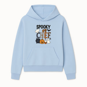 Spooky Chef Halloween Kitchen Decor - Pumpkin, Ghost, Cauldron, Baking Utensils - Fun Autumn Home & Party Decoration - Hoodie 1758181727883.jpg