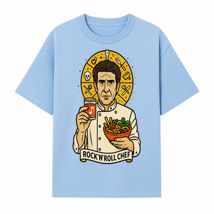 Rock 'n' Roll Chef Graphic Tee | Funky Culinary Art Shirt | Music & Food Lover Gift | Unique Chef Apparel for Foodies - T-shirt 1758181727965.jpg