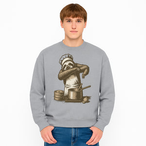 Chef Sloth Cooking Graphic Tee - Cute Animal Kitchen Design Funny Cooking Shirt for Food Lovers and Animal Enthusiasts - Sweatshirt 1758181728335.jpg