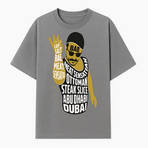 Salt Bae Meat Sensation Graphic Tee - Ottoman Steak Slice, Abu Dhabi & Dubai Inspired Apparel for Food Lovers - T-shirt 1758181728423.jpg