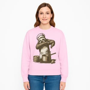 Chef Sloth Cooking Graphic Tee - Cute Animal Kitchen Design Funny Cooking Shirt for Food Lovers and Animal Enthusiasts - Sweatshirt 1758181728471.jpg