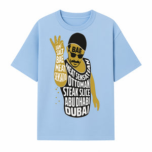 Salt Bae Meat Sensation Graphic Tee - Ottoman Steak Slice, Abu Dhabi & Dubai Inspired Apparel for Food Lovers - T-shirt 1758181728547.jpg