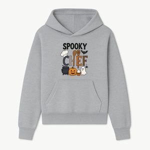 Spooky Chef Halloween Kitchen Decor - Pumpkin, Ghost, Cauldron, Baking Utensils - Fun Autumn Home & Party Decoration - Hoodie 1758181728636.jpg