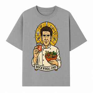 Rock 'n' Roll Chef Graphic Tee | Funky Culinary Art Shirt | Music & Food Lover Gift | Unique Chef Apparel for Foodies - T-shirt 1758181728661.jpg