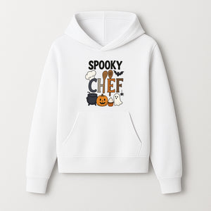 Spooky Chef Halloween Kitchen Decor - Pumpkin, Ghost, Cauldron, Baking Utensils - Fun Autumn Home & Party Decoration - Hoodie 1758181728780.jpg