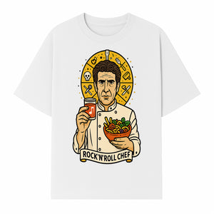 Rock 'n' Roll Chef Graphic Tee | Funky Culinary Art Shirt | Music & Food Lover Gift | Unique Chef Apparel for Foodies - T-shirt 1758181728789.jpg
