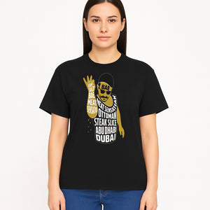 Salt Bae Meat Sensation Graphic Tee - Ottoman Steak Slice, Abu Dhabi & Dubai Inspired Apparel for Food Lovers - T-shirt 1758181730660.jpg
