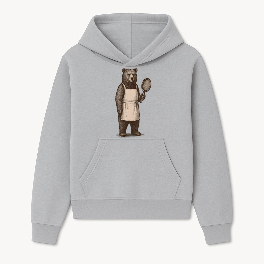 Whimsical Bear Chef Illustration | Vintage Style Cooking Art Print | Fun Kitchen Decor Gift Idea - Hoodie 1758181731014.jpg