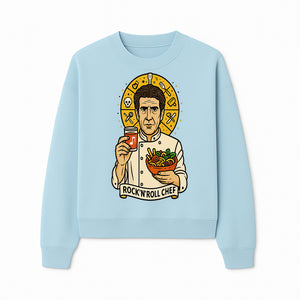 Rock 'n' Roll Chef Graphic Tee | Funky Culinary Art Shirt | Music & Food Lover Gift | Unique Chef Apparel for Foodies - Sweatshirt 1758181731035.jpg