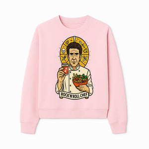 Rock 'n' Roll Chef Graphic Tee | Funky Culinary Art Shirt | Music & Food Lover Gift | Unique Chef Apparel for Foodies - Sweatshirt 1758181731203.jpg