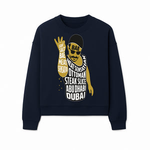 Salt Bae Meat Sensation Graphic Tee - Ottoman Steak Slice, Abu Dhabi & Dubai Inspired Apparel for Food Lovers - Sweatshirt 1758181731915.jpg