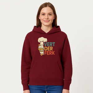 Chef Themed Art Print | Vert der Ferk Typography Design | Kitchen Decor | Unique Gift for Foodies & Cooking Enthusiasts - Hoodie 1758181731976.jpg