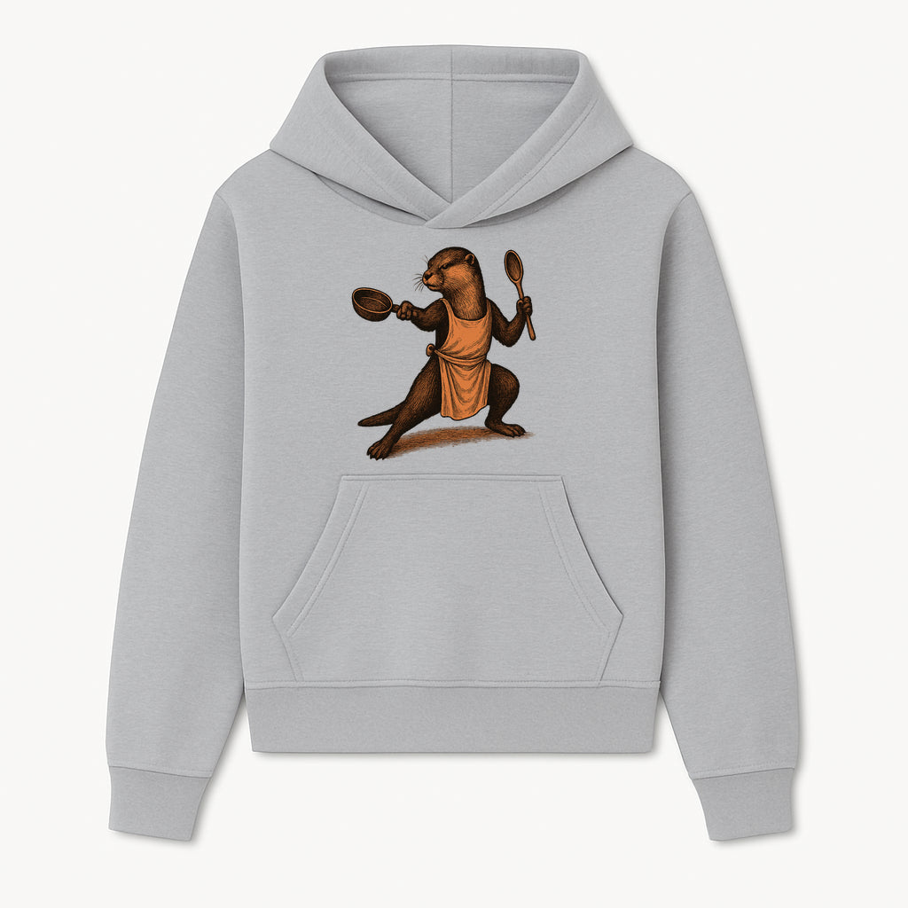 Funny Chef Otter Artwork - Cooking Graphic Print T-Shirt, Apron, or Home Decor for Animal Lovers and Culinary Enthusiasts - Hoodie 1758181732158.jpg
