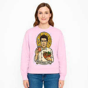 Rock 'n' Roll Chef Graphic Tee | Funky Culinary Art Shirt | Music & Food Lover Gift | Unique Chef Apparel for Foodies - Sweatshirt 1758181733218.jpg