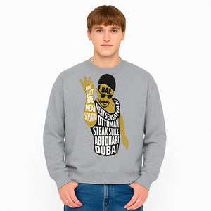 Salt Bae Meat Sensation Graphic Tee - Ottoman Steak Slice, Abu Dhabi & Dubai Inspired Apparel for Food Lovers - Sweatshirt 1758181733449.jpg