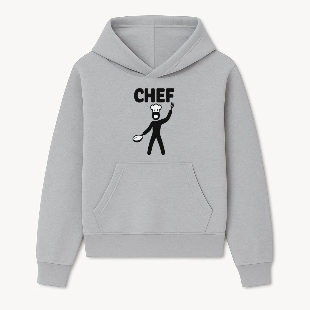 Chef Silhouette Wall Art | Kitchen Decor | Cooking Enthusiast Gift | Restaurant Wall Sign | Culinary Art | Modern Home Decor - Hoodie 1758181733573.jpg