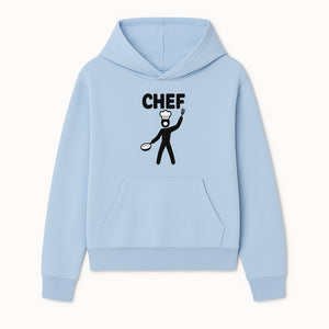 Chef Silhouette Wall Art | Kitchen Decor | Cooking Enthusiast Gift | Restaurant Wall Sign | Culinary Art | Modern Home Decor - Hoodie 1758181734314.jpg