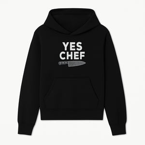 Yes Chef Knife Print - Culinary Art Decor for Chefs Kitchen Wall, Professional Cook Gift, Modern Kitchen Artwork - Hoodie 1758181735354.jpg