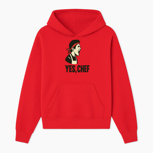 Yes, Chef! Chef Motivational Wall Art, Kitchen Decor, Culinary Quote Print, Chef Gift, Cooking Enthusiast Wall Art - Hoodie 1758181735413.jpg